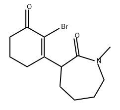 2H-Azepin-2-one, 3-(2-bromo-3-oxo-1-cyclohexen-1-yl)hexahydro-1-methyl-