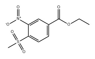 Benzoic acid, 4-(methylsulfonyl)-3-nitro-, ethyl ester
