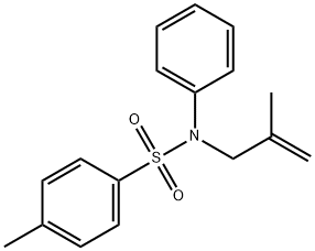 Benzenesulfonamide, 4-methyl-N-(2-methyl-2-propen-1-yl)-N-phenyl- Structure