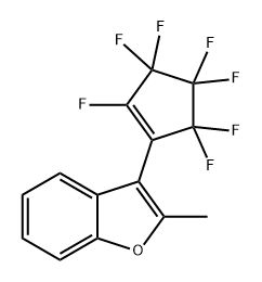 Benzofuran, 3-(2,3,3,4,4,5,5-heptafluoro-1-cyclopenten-1-yl)-2-methyl-,879317-79-0,结构式