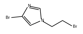 1H-Imidazole, 4-bromo-1-(2-bromoethyl)- 化学構造式