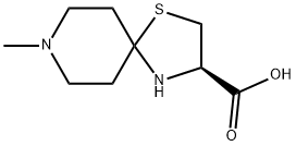 (R)-8-Methyl-1-thia-4,8-diazaspiro[4.5]decane-3-carboxylic acid|