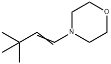 Morpholine, 4-(3,3-dimethyl-1-buten-1-yl)- 结构式