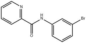 2-Pyridinecarboxamide, N-(3-bromophenyl)- 结构式