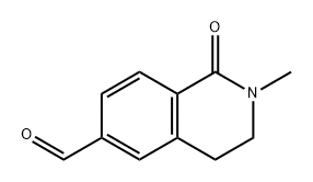 6-Isoquinolinecarboxaldehyde, 1,2,3,4-tetrahydro-2-methyl-1-oxo- Structure