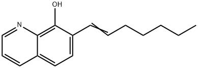 7-(Hept-1-en-1-yl)quinolin-8-ol Structure
