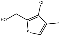 2-Thiophenemethanol, 3-chloro-4-methyl- 化学構造式