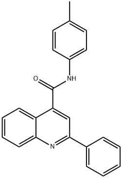 2-Phenyl-N-(p-tolyl)quinoline-4-carboxamide Structure