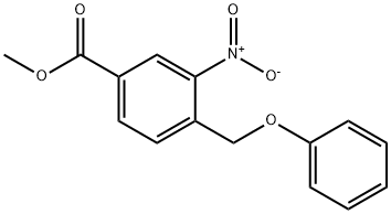 88071-93-6 Benzoic acid, 3-nitro-4-(phenoxymethyl)-, methyl ester