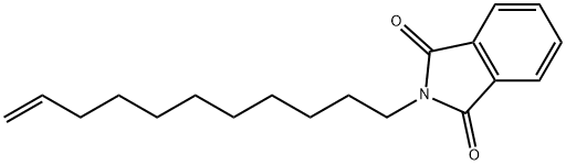 2-(十一碳-10-烯-1-基)-2,3-二氢-1H-异吲哚-1,3-二酮 结构式