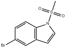 5-Bromo-1-(methylsulfonyl)-1H-indole Struktur