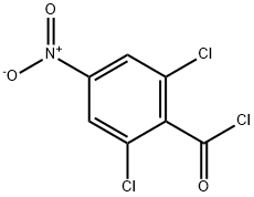 Benzoyl chloride, 2,6-dichloro-4-nitro- Structure