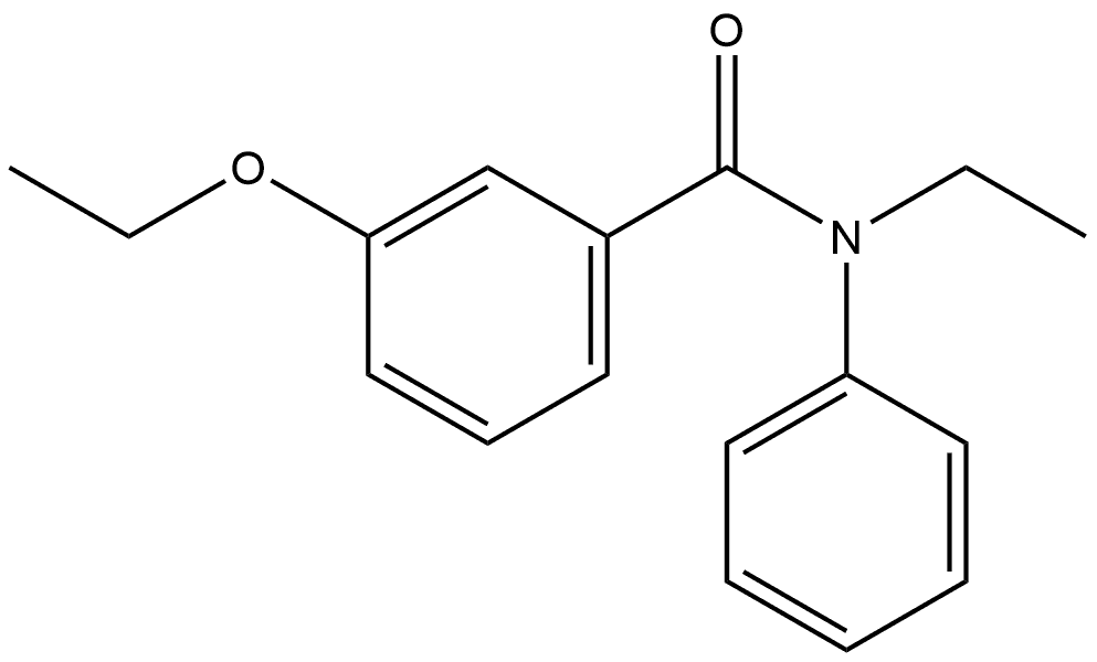 3-Ethoxy-N-ethyl-N-phenylbenzamide Structure