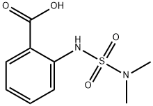Benzoic acid, 2-[[(dimethylamino)sulfonyl]amino]- Structure