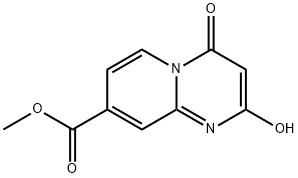 4H-Pyrido[1,2-a]pyrimidine-8-carboxylic acid, 2-hydroxy-4-oxo-, methyl ester Structure