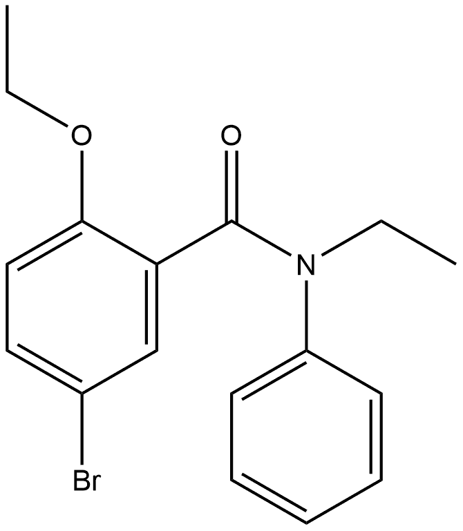 5-Bromo-2-ethoxy-N-ethyl-N-phenylbenzamide Struktur