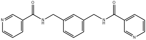 88210-26-8 N、 N'-[1,3-亚苯基双(亚甲基)]双-3-吡啶甲酰胺