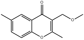 3-(Methoxymethyl)-2,6-dimethyl-4H-chromen-4-one 结构式