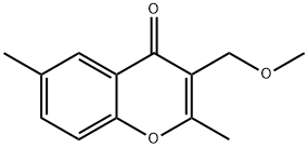 3-(Methoxymethyl)-2,6-dimethyl-4H-chromen-4-one Struktur