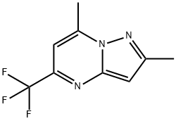 2,7-dimethyl-5-(trifluoromethyl)pyrazolo[1,5-a]pyrimidine Structure