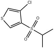 3-chloro-4-(propane-2-sulfonyl)thiophene Structure