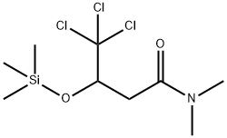 4,4,4-Trichloro-N,N-dimethyl-3-((trimethylsilyl)oxy)butanamide 结构式