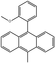 9-(2-METHOXY-PHENYL)-10-METHYL-ANTHRACENE,882402-91-7,结构式
