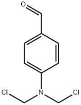 Benzaldehyde, 4-[bis(chloromethyl)amino]- Structure