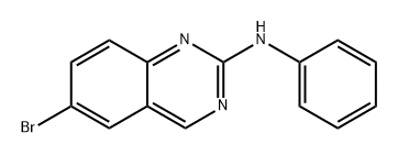 2-Quinazolinamine, 6-bromo-N-phenyl- Struktur