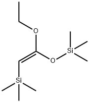 Silane, [[(1Z)-1-ethoxy-2-(trimethylsilyl)ethenyl]oxy]trimethyl- 结构式