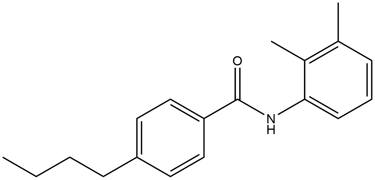 4-Butyl-N-(2,3-dimethylphenyl)benzamide,882767-84-2,结构式