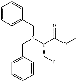 L-Alanine, 3-fluoro-N,N-bis(phenylmethyl)-, methyl ester