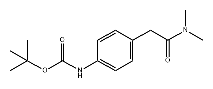 Carbamic acid, [4-[2-(dimethylamino)-2-oxoethyl]phenyl]-, 1,1-dimethylethyl ester (9CI)