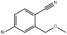 4-溴-2-甲氧基甲基苄腈, 882993-88-6, 结构式