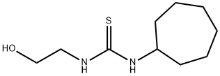 N-cycloheptyl-N''-(2-hydroxyethyl)thiourea Structure