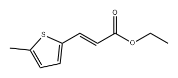 2-Propenoic acid, 3-(5-methyl-2-thienyl)-, ethyl ester, (2E)-