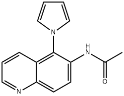 N-(5-(1H-Pyrrol-1-yl)quinolin-6-yl)acetamide Struktur