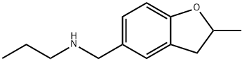 5-BENZOFURANMETHANAMINE, 2,3-DIHYDRO-2-METHYL-N-PROPYL-,883291-33-6,结构式