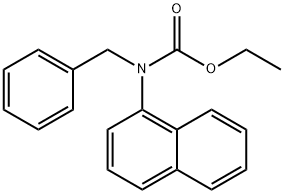 Ethyl benzyl(naphthalen-1-yl)carbamate Structure