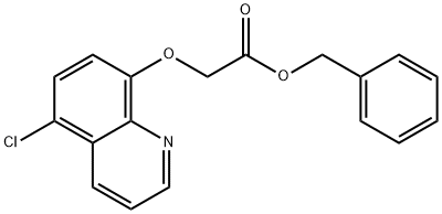 ((5-Chloroquinolin-8-yl)oxy)(phenyl)methyl acetate Structure