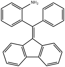 Benzenamine, 2-(9H-fluoren-9-ylidenephenylmethyl)- Structure