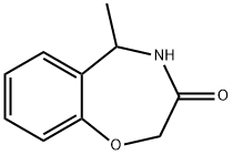 1,4-Benzoxazepin-3(2H)-one, 4,5-dihydro-5-methyl- Struktur