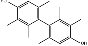 [1,1'-Biphenyl]-4,4'-diol, 2,2',3,3',6,6'-hexamethyl- Structure