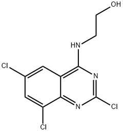 2-((2,6,8-Trichloroquinazolin-4-yl)amino)ethanol Structure