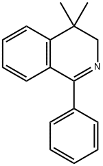 4,4-Dimethyl-1-phenyl-3,4-dihydroisoquinoline Struktur