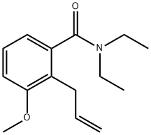 Benzamide, N,N-diethyl-3-methoxy-2-(2-propen-1-yl)- 化学構造式