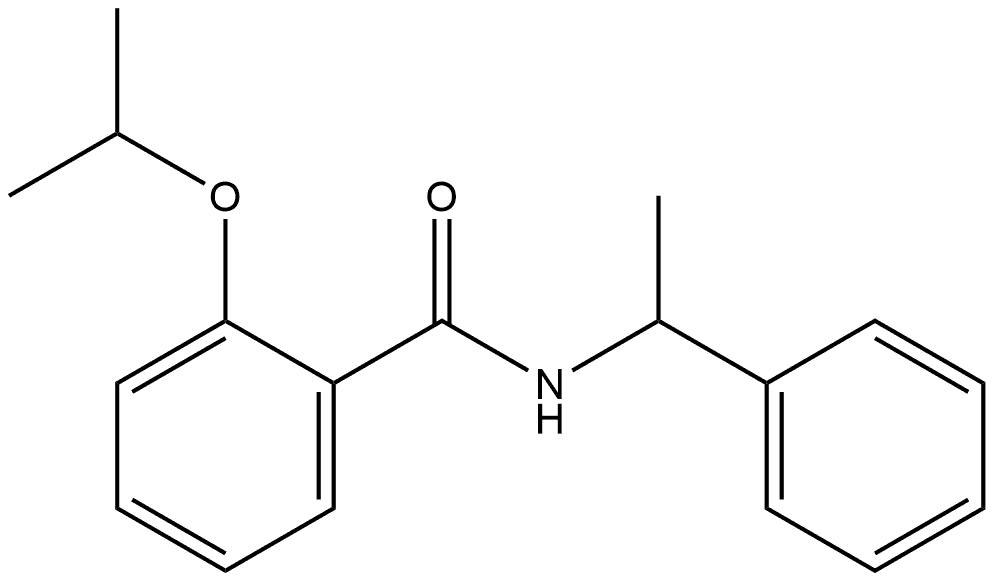 2-(1-Methylethoxy)-N-(1-phenylethyl)benzamide Structure