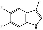 1H-Indole, 5,6-difluoro-3-methyl- Structure