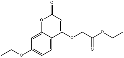 2-((7-Ethoxy-2-oxo-2H-chromen-4-yl)oxy)ethyl acetate Struktur