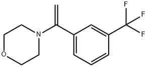 Morpholine, 4-[1-[3-(trifluoromethyl)phenyl]ethenyl]-,88488-76-0,结构式